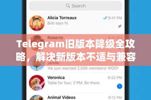 Telegram旧版本降级全攻略，解决新版本不适与兼容性问题