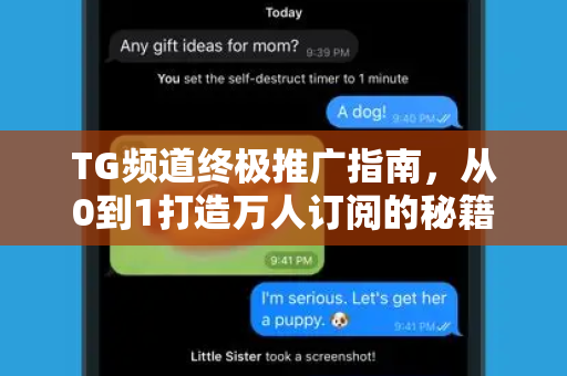 TG频道终极推广指南，从0到1打造万人订阅的秘籍