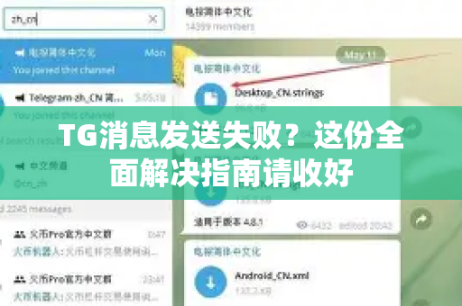 TG消息发送失败？这份全面解决指南请收好