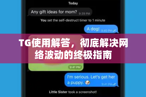 TG使用解答，彻底解决网络波动的终极指南