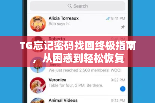 TG忘记密码找回终极指南，从困惑到轻松恢复