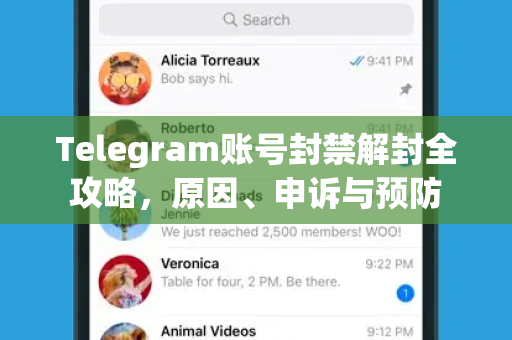 Telegram账号封禁解封全攻略，原因、申诉与预防