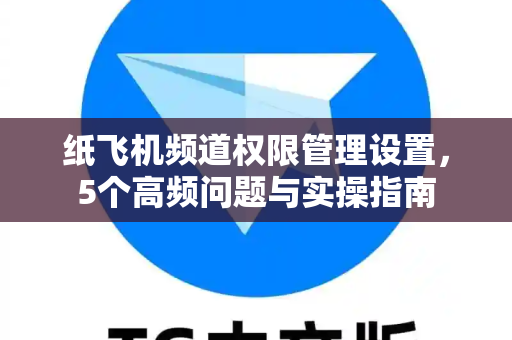 纸飞机频道权限管理设置，5个高频问题与实操指南