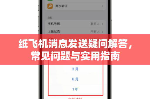 纸飞机消息发送疑问解答，常见问题与实用指南