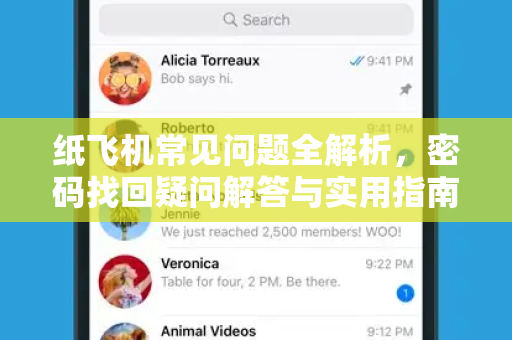 纸飞机常见问题全解析，密码找回疑问解答与实用指南
