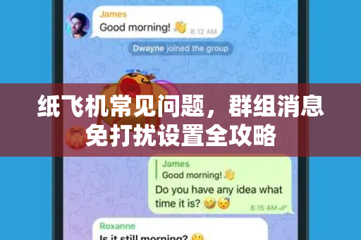 纸飞机常见问题，群组消息免打扰设置全攻略