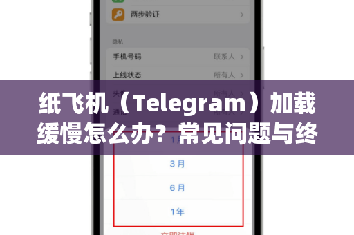 纸飞机（Telegram）加载缓慢怎么办？常见问题与终极解决方案全攻略