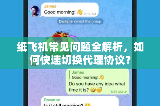 纸飞机常见问题全解析，如何快速切换代理协议？