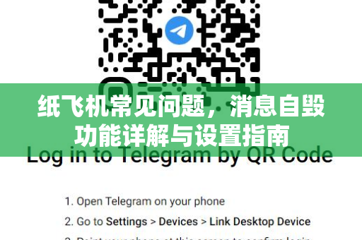 纸飞机常见问题，消息自毁功能详解与设置指南