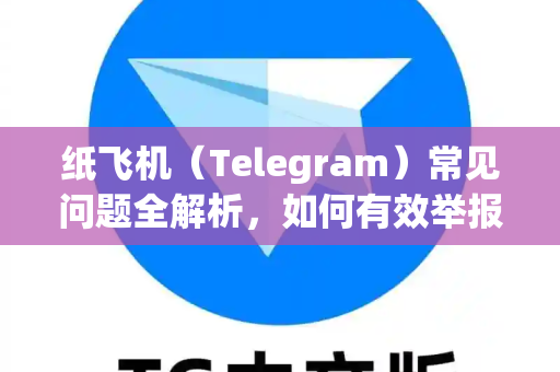 纸飞机（Telegram）常见问题全解析，如何有效举报不良用户？