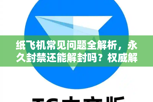 纸飞机常见问题全解析，永久封禁还能解封吗？权威解答与实用指南
