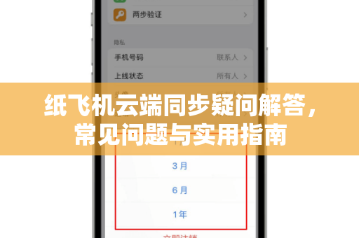 纸飞机云端同步疑问解答，常见问题与实用指南