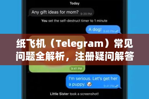 纸飞机（Telegram）常见问题全解析，注册疑问解答与使用指南