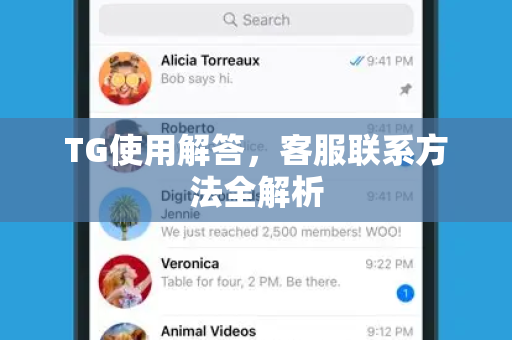 TG使用解答，客服联系方法全解析
